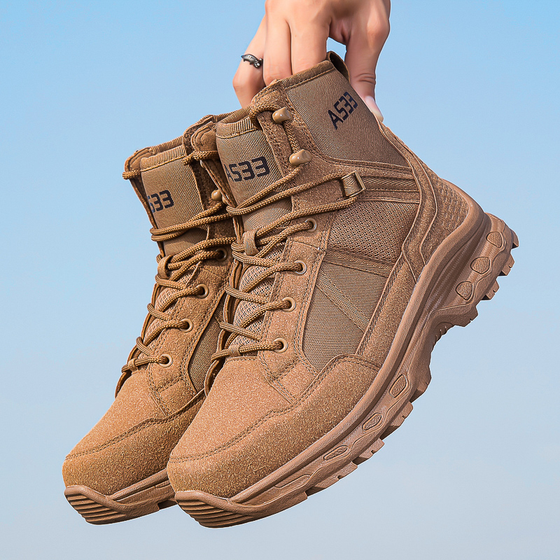Men'S Shoes For Work - Мужские военные тактические ботинки, армейские ботинки,