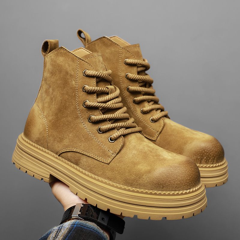 Men'S Shoes For Work - Высококачественные мужские ботинки до щиколотки, модные