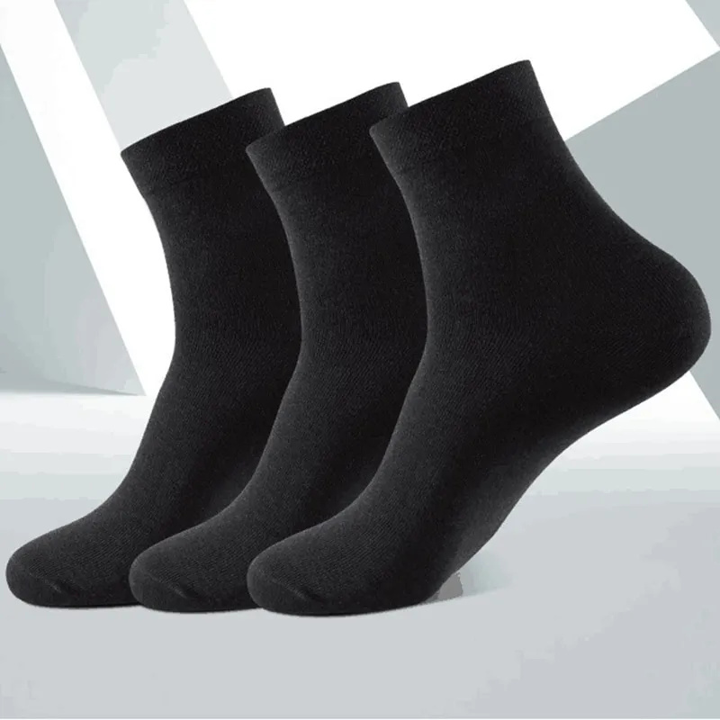 Men'S Shoes For Crews - 3 пары черных мужских носков из