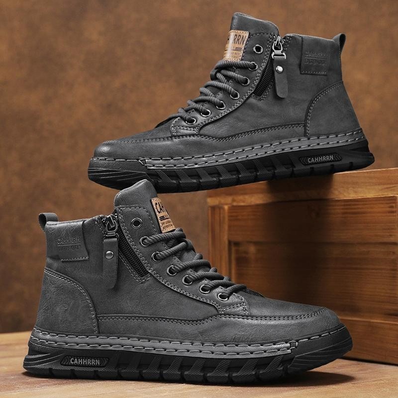 Мужские кожаные высокие ботинк – обзор и цена Men'S Shoes Comfortable Walking
