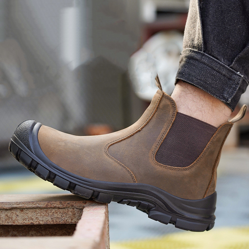 Мужские модные стальные носки  – обзор и цена Men'S Shoes For Work