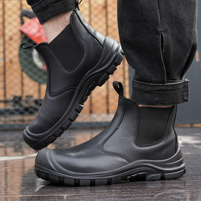 Мужские модные стальные носки  – обзор и цена Men'S Shoes For Work